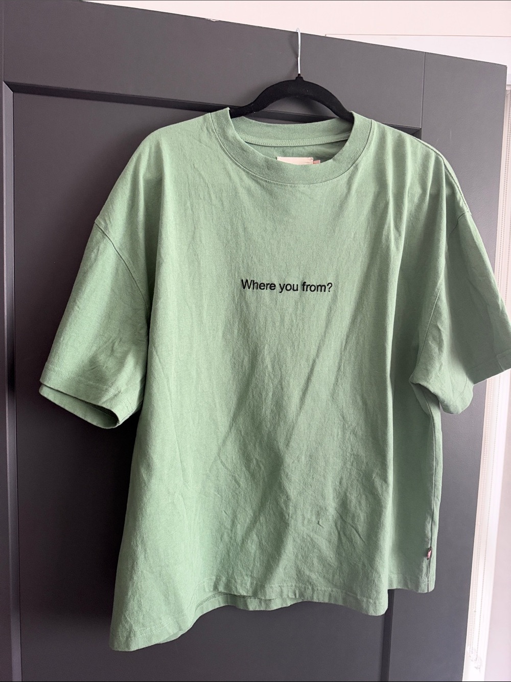 Honor the Gift Where You From? Mint Green Men’s Crewneck T-Shirt